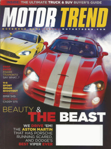 MOTOR TREND 2005 NOV - TRUCK & SUV ISSUE, BRICKLIN
